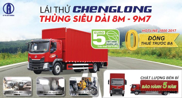 Lái thử xe tải Chenglong thùng siêu dài