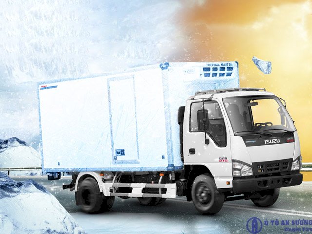 Hình ảnh xe tải Isuzu QKR thùng đông lạnh