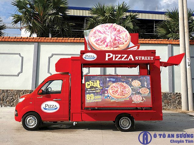 xe tải bán piza lưu động