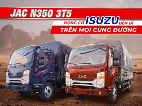 Xe tải Jac N350 tải 3T5 máy Isuzu