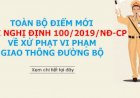 NGHỊ ĐỊNH SỐ 100/2019/NĐ-CP XỬ PHẠT VI PHẠM HÀNH CHÍNH LĨNH VỰC GIAO THÔNG ĐƯỜNG BỘ VÀ ĐƯỜNG SẮT