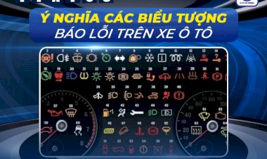 Ý nghĩa các biểu tượng báo lỗi trên xe ô tô cần phải biết