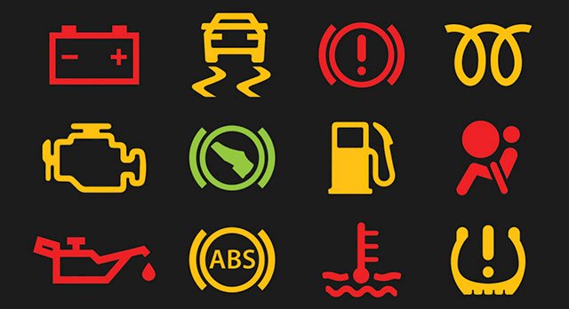 Ý nghĩa các ký hiệu & đèn cảnh báo trên bảng tablo ô tô hay bảng đồng hồ trung tâm