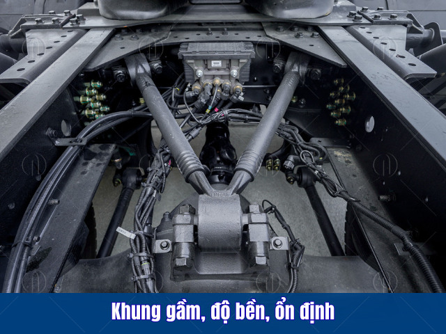 Khung gầm chắc chắn cho khả năng chịu tải lớn Khung gầm chắc chắn cho khả năng chịu tải lớn