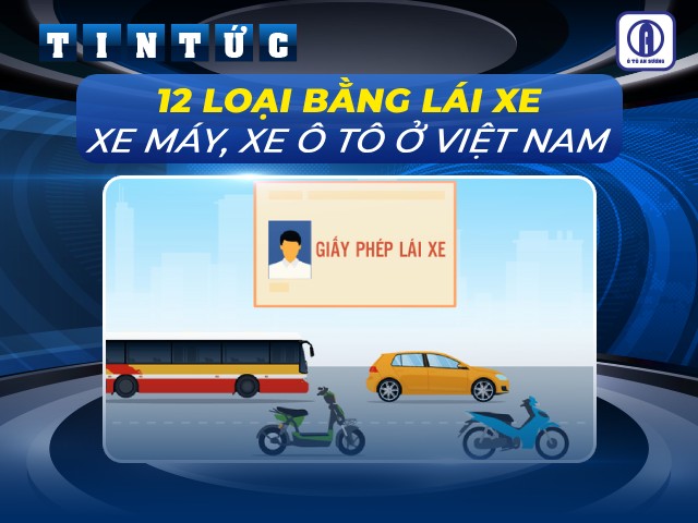 Tổng hợp các loại bằng lái xe ở Việt Nam