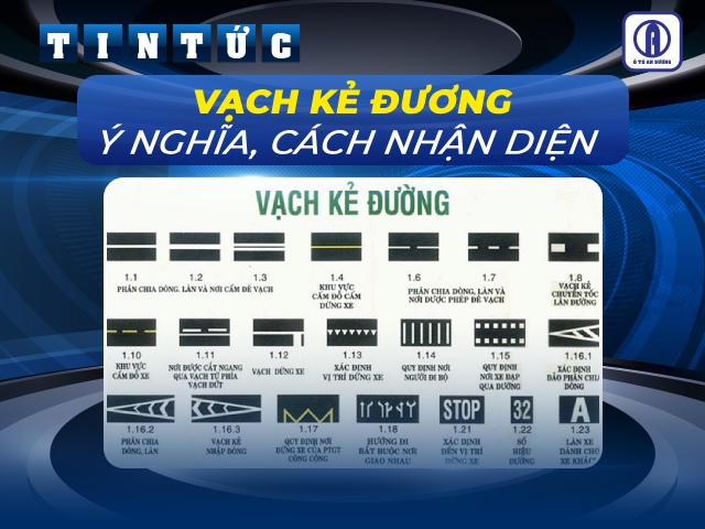 &Yacute; nghĩa c&aacute;c loại vạch kẻ đường v&agrave; c&aacute;ch nhận diện chi tiết