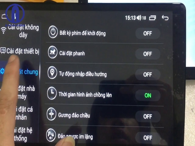 Camera lùi bị ngược và cách điều chỉnh