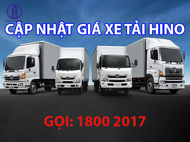 Cập nhật giá xe Hino đầy đủ