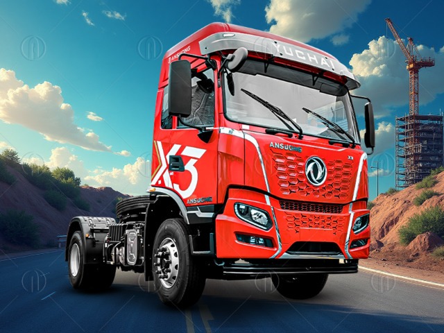 Động cơ xe đầu kéo Dongfeng X3 hộp số 12 cấp