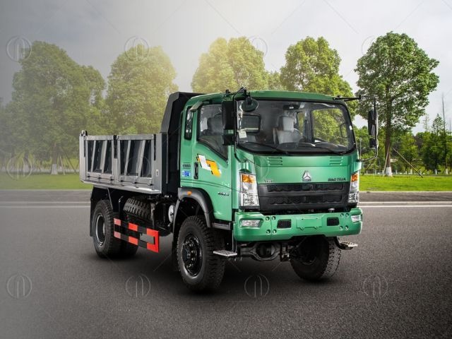 Xe tải ben Sinotruk 1 cầu, tải trọng 7.5 tấn