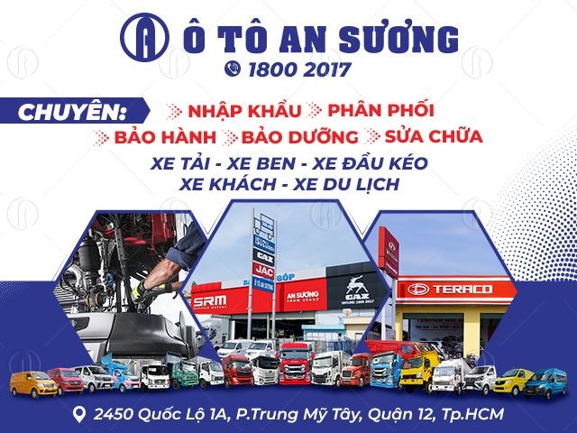 Ô Tô An Sương là tổng đại lý phân phối xe ben chính hãng