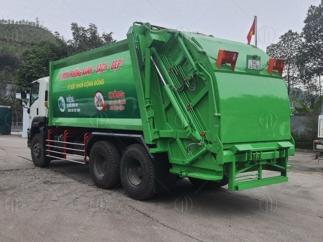Xe chở rác có thể xử lý triệt để nhiều loại rác thải khác nhau