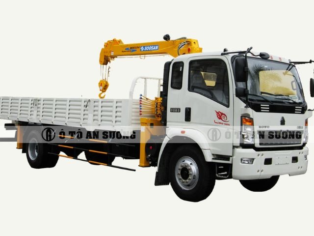 Xe tải Howo gắn cẩu là một trong những dòng xe đến từ Trung Quốc Xe tải Howo gắn cẩu là một trong những dòng xe đến từ Trung Quốc