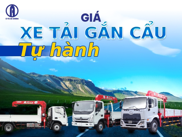 Bảng giá xe tải gắn cẩu tự hành cập nhật mới nhất tại Ô Tô An Sương Bảng giá xe tải gắn cẩu tự hành cập nhật mới nhất tại Ô Tô An Sương