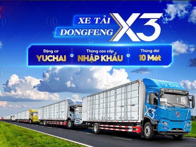 Giá xe tải Dongfeng X3 thùng dài 10m nhập khẩu Giá xe tải Dongfeng X3 thùng dài 10m nhập khẩu
