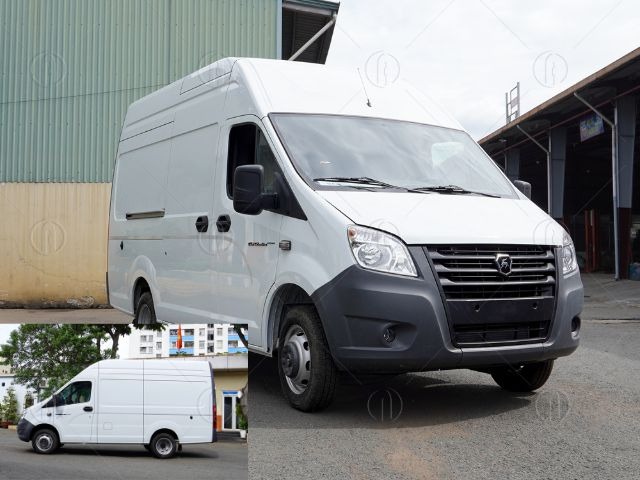 Xe tải van Gaz với thể tích thùng đạt được lên đến 14 khối