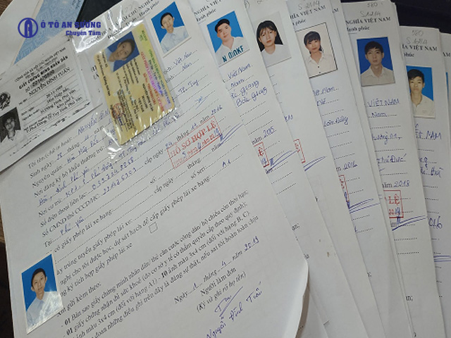 Hoàn thành các giấy tờ đăng ký thi bằng lái xe hạng A