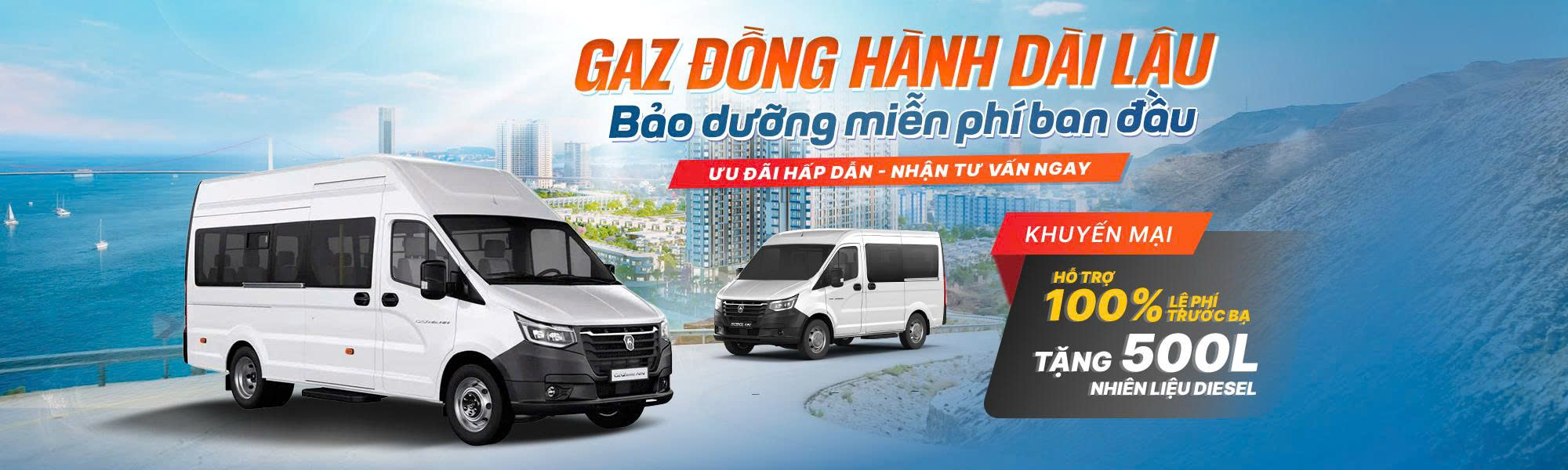 Cập nhật khuyến mãi xe Gaz tháng 9/2025 ưu đãi đến 28 triệu đồng