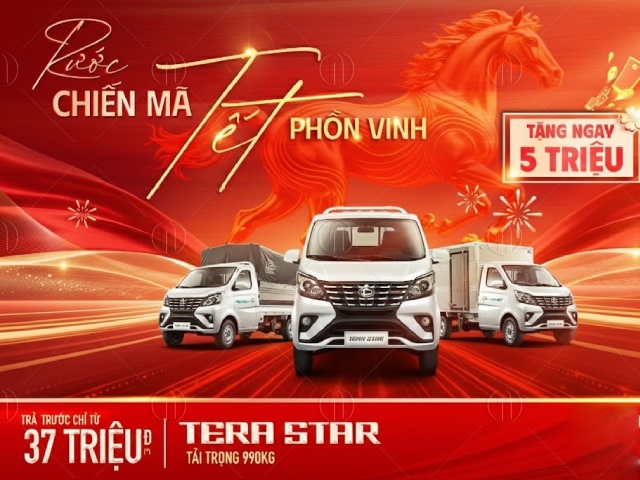 Cập nhật khuyến m&atilde;i xe Teraco th&aacute;ng 2/2026