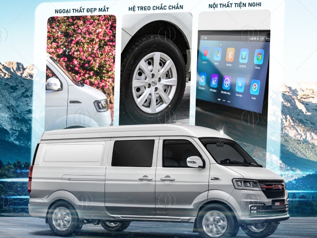 Xe tải van 5 chỗ SRM 869 khuyến mãi 65 triệu