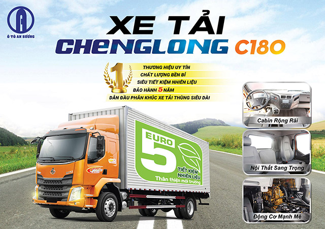 Giá xe tải Chenglong C180 thùng siêu dài