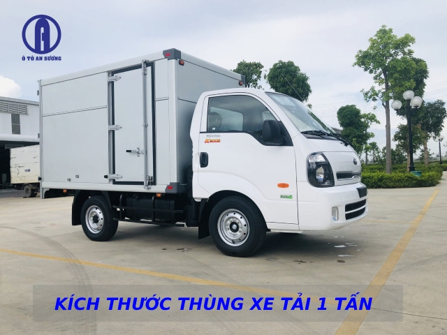 Hình: Kích thước thùng xe tải 1 tấn