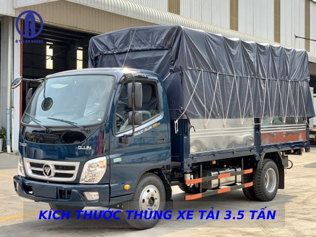 Hình: Kích thước thùng xe tải 3 tấn 5