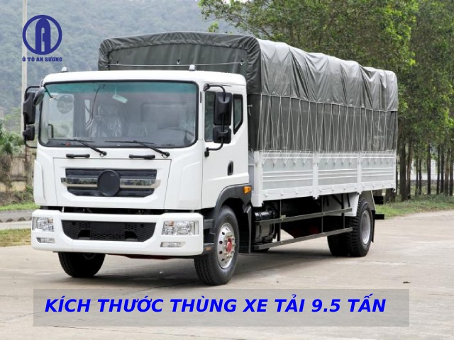 Hình: Kích thước thùng xe tải 9 tấn 5