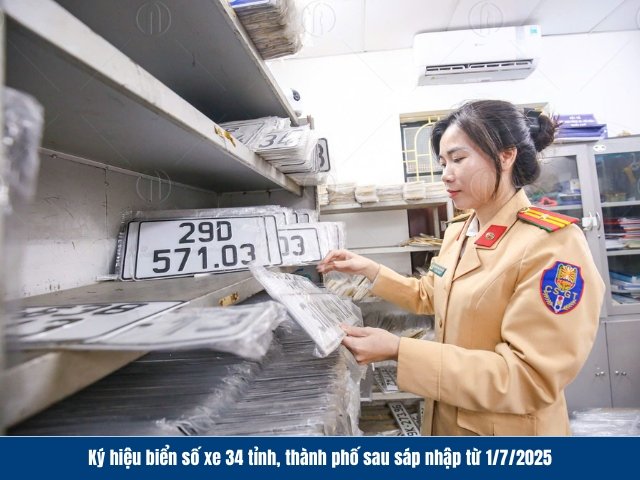 K&yacute; hiệu biển số xe cần biết sau s&aacute;p nhập 1/7/2025