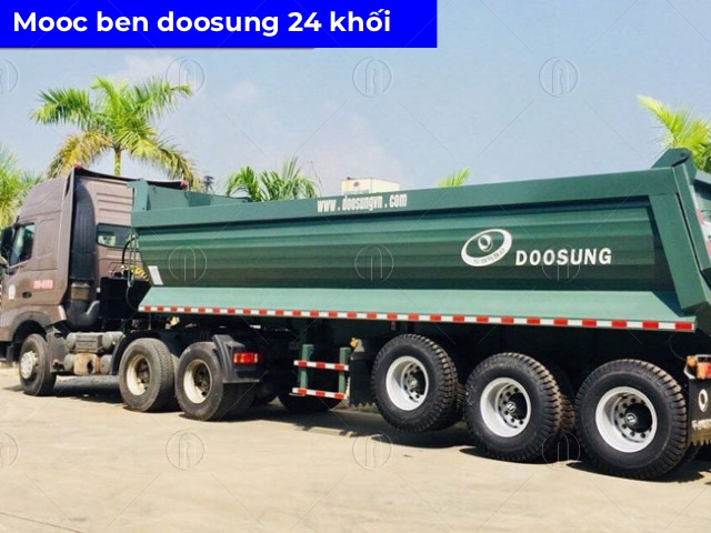 Báo giá moóc ben 3 trục 24 khối Doosung – liên hệ Ô tô An Sương để được tư vấn chi tiết