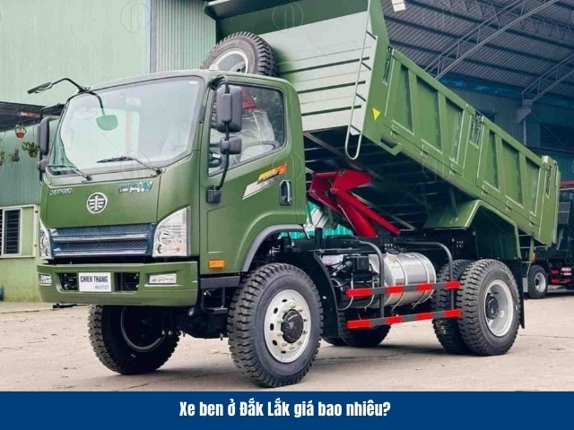 Gi&aacute; xe ben ở Đắk Lắk kh&aacute; cạnh tranh trong c&ugrave;ng ph&acirc;n kh&uacute;c