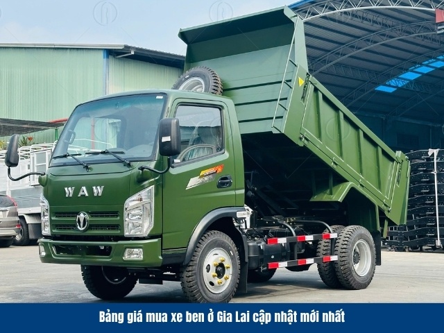 Tổng hợp gi&aacute; c&aacute;c mẫu xe ben phổ biến tại Gia Lai