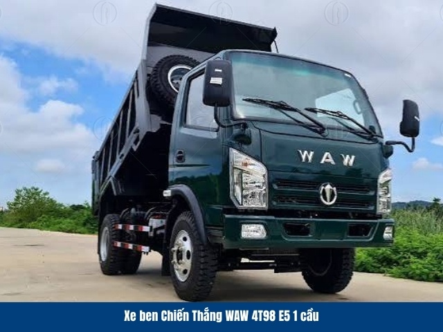 Xe ben Chiến Thắng WAW 4T98 E5 1 cầu sở hữu khoang chở h&agrave;ng thể t&iacute;ch 4m3