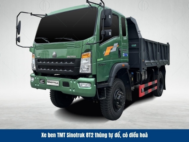 Xe ben tự đổ TMT 8T2 c&oacute; cầu sau chịu tải l&ecirc;n đến 10 tấn