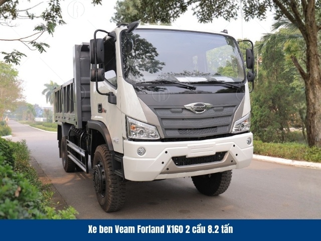 Xe ben Veam Forland X160 sở hữu thùng ben có thể tích 6,67 m³ Xe ben Veam Forland X160 sở hữu thùng ben có thể tích 6,67 m³