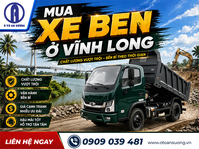 Xe ben ngày càng được nhiều doanh nghiệp ở Vĩnh Long lựa chọn để vận chuyển vật liệu Xe ben ngày càng được nhiều doanh nghiệp ở Vĩnh Long lựa chọn để vận chuyển vật liệu