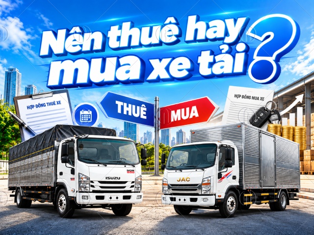 Nên thuê hay mua xe tải Nên thuê hay mua xe tải