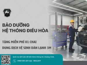 Chương trình bảo dưỡng hệ thống điều hoà xe Gaz tháng 3/2026