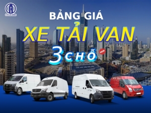 Giá xe tải van 3 chỗ