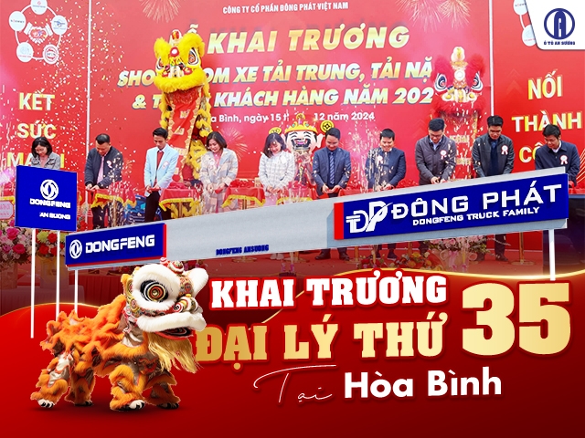 Ô tô An Sương khai trương đại lý thứ 35 tại Hoà Bình