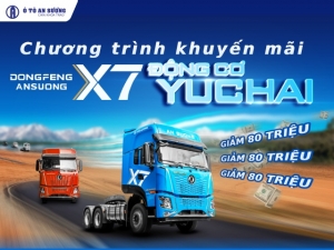 Khuyến mãi tất cả các dòng xe DongFeng AnSuong lên đến 80 triệu