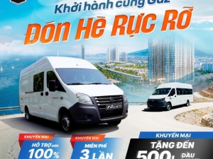 Chương trình khuyến mãi xe Gaz tháng 5/2025 cực sốc