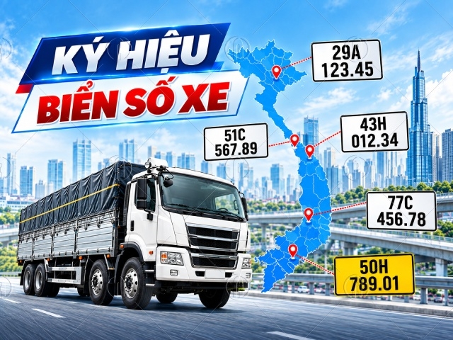 Ký hiệu biển số xe 34 tỉnh, thành phố sau sáp nhập từ 1/7/2025
