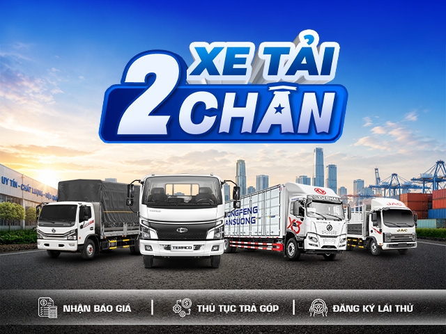 Xe tải 2 chân là gì? Top mẫu xe 2 chân giá rẻ
