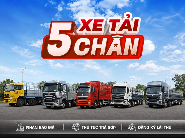 Top các mẫu xe tải 5 chân chất lượng, giá rẻ