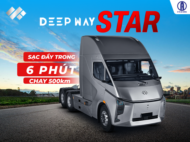 Xe đầu kéo điện sạc nhanh 6P Deep Star công nghệ cao sạc chỉ 6 phút