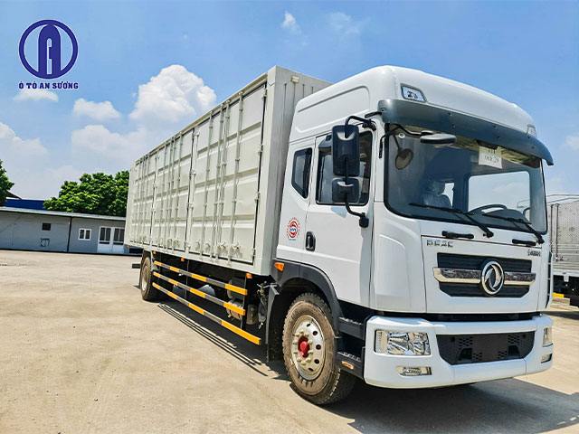 Ngoại thất xe tải Dongfeng 8 tấn D12 hiện đại