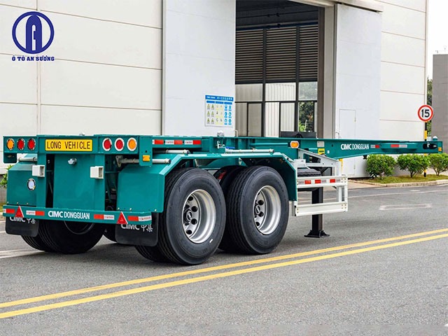 Rơ mooc chở container 20 feet và hàng tải nặng