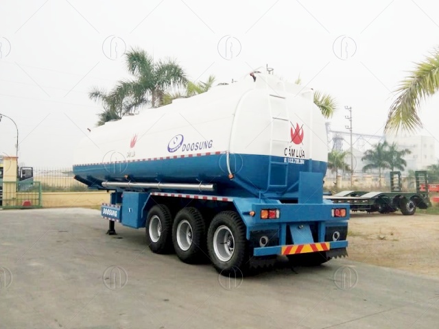 Rơ mooc chở xăng dầu 40 khối thương hiệu Doosung