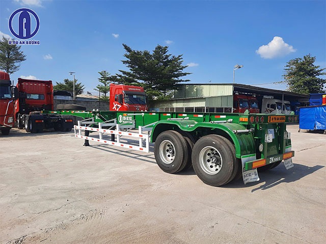 Mua rơ moóc xương 2 trục ZK tại Đại lý ZK An Sương